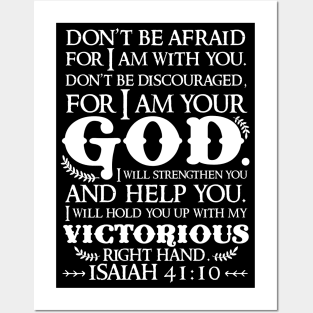 Isaiah 41:10 Posters and Art